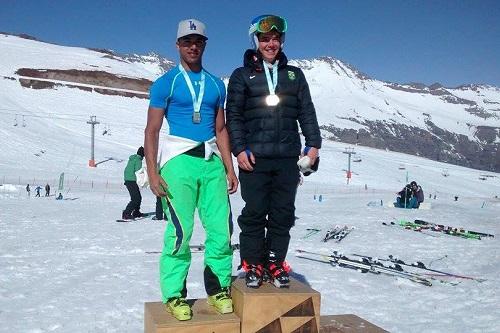 Atleta é o terceiro melhor sul-americano da prova que abriu o campeonato nacional de Ski Alpino / Foto: Nilo Vieira/CBDN